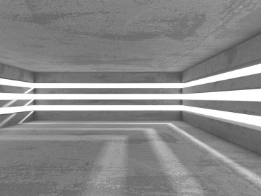 Karanlık Bodrum boş odası iç