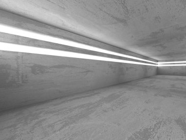 Karanlık Bodrum boş odası iç