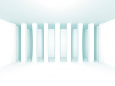 Modern beyaz mimari arka plan