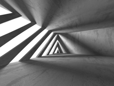 Karanlık Bodrum boş odası iç