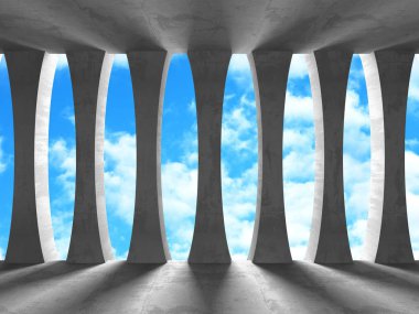 Beton oda duvar İnşaat