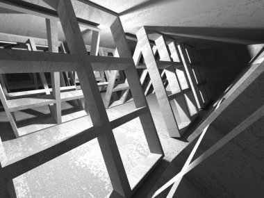 geometrik beton mimari arka plan