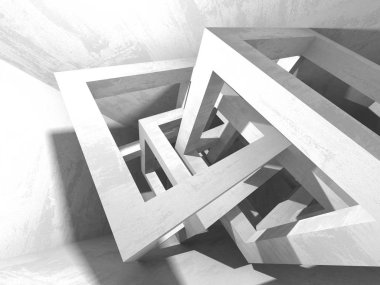  geometrik beton mimari arka plan