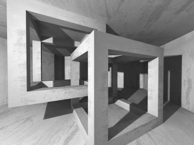  geometrik beton mimari arka plan