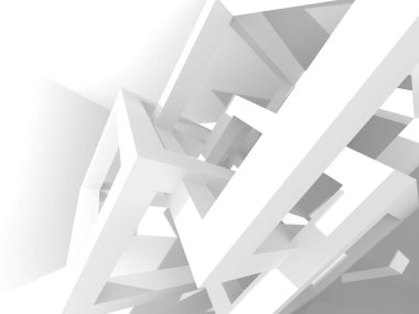 Beyaz mimari arka plan