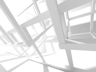 Beyaz mimari arka plan