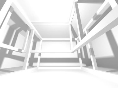 Beyaz mimari arka plan