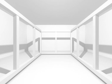 Beyaz mimari arka plan