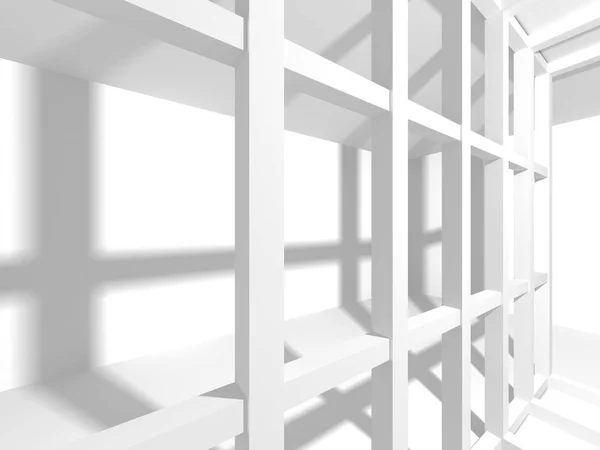 Abstrakt modern vit arkitektur bakgrund — Stockfoto