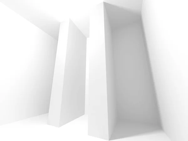 抽象建築現代デザインの背景 3Dレンダリング図 — ストック写真