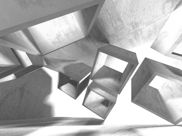 Cuarto Vacío Hormigón Oscuro Diseño Arquitectura Moderna Fondo Texturizado Urbano — Foto de Stock