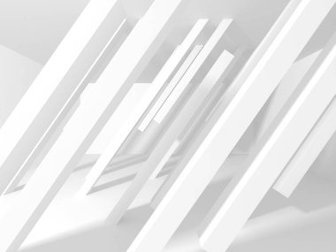 geometrik beyaz mimari arka plan