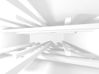 geometrik beyaz mimari arka plan