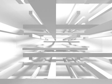 geometrik beyaz mimari arka plan