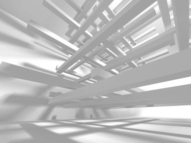 geometrik beyaz mimari arka plan