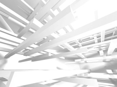 geometrik beyaz mimari arka plan