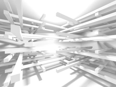 geometrik beyaz mimari arka plan