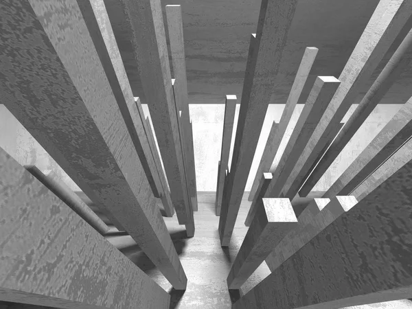 Abstract Geometrische Betonnen Architectuur Achtergrond — Stockfoto