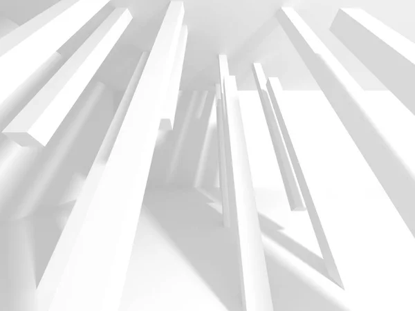 抽象几何白色建筑背景 — 图库照片