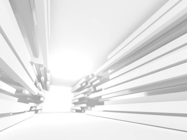 geometrik beyaz mimari arka plan