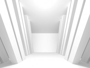 geometrik beyaz mimari arka plan