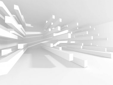 geometrik beyaz mimari arka plan