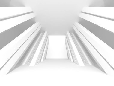 geometrik beyaz mimari arka plan