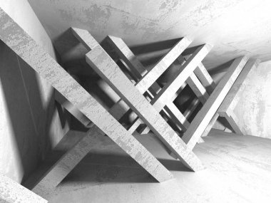 soyut geometrik beton mimari arka plan