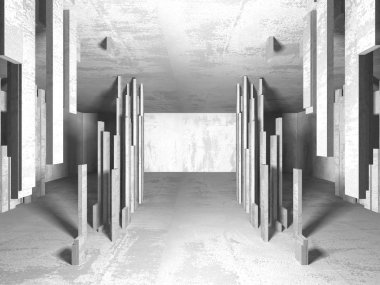 soyut geometrik beton mimari arka plan