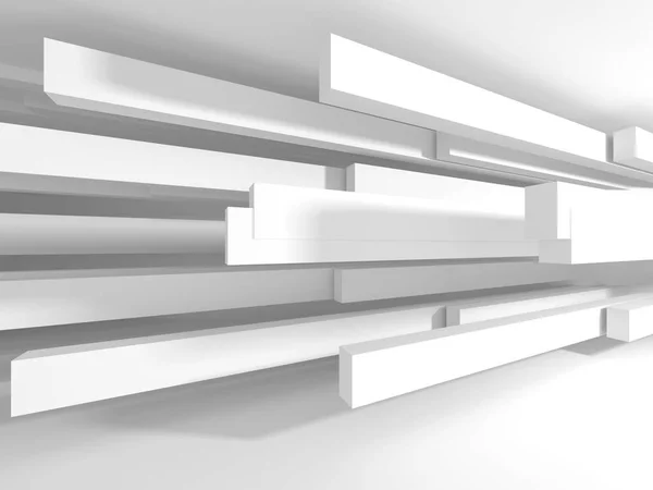 Абстрактный Геометрический Фон Белой Архитектуры — стоковое фото