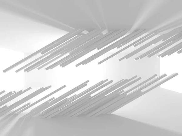 Abstrakte Geometrische Weiße Architektur Hintergrund — Stockfoto