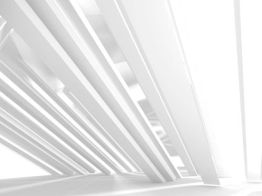 geometrik beyaz mimari arka plan