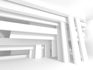 geometrik beyaz mimari arka plan