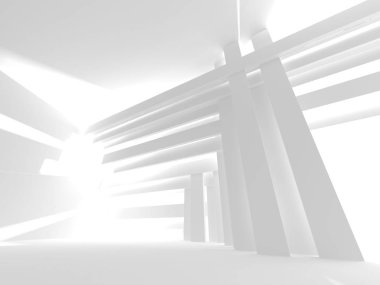 geometrik beyaz mimari arka plan