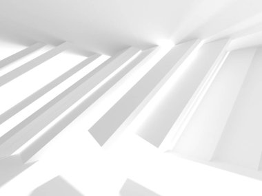 geometrik beyaz mimari arka plan