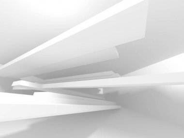 geometrik beyaz mimari arka plan