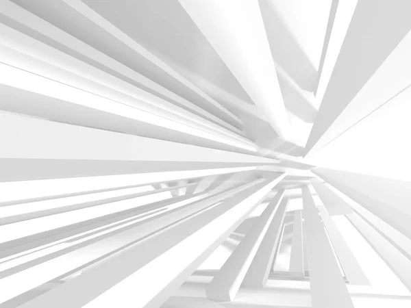 Abstract Geometric White Architecture Background — Stock Photo, Image