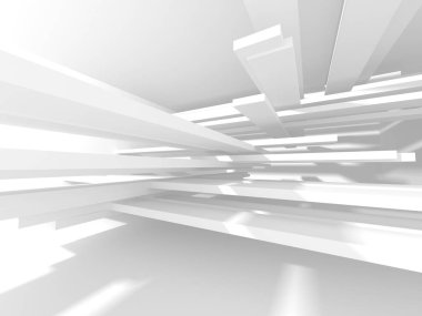 geometrik beyaz mimari arka plan