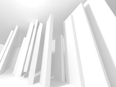 geometrik beyaz mimari arka plan