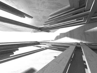 Beton doku mimari arka plan ile geometrik soyut