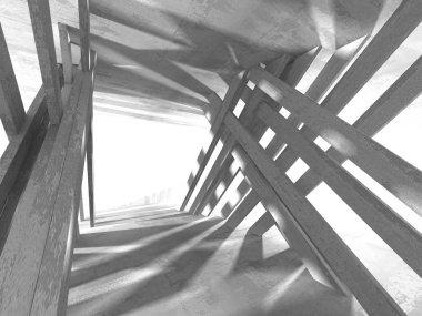 Beton doku mimari arka plan ile geometrik soyut