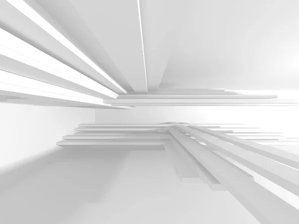 Abstract Geometric White Architectural Background — Stock Photo, Image