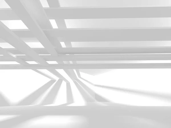 Abstract Geometric White Architectural Background — Stock Photo, Image