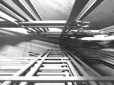 Beton doku mimari arka plan ile geometrik soyut
