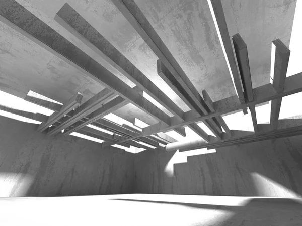 Geométrica Abstrata Com Textura Concreto Fundo Arquitetônico — Fotografia de Stock