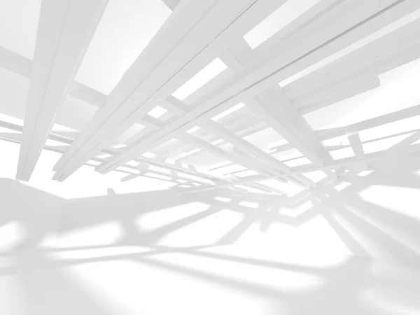 Абстрактний Геометричний Білий Архітектурний Фон — стокове фото