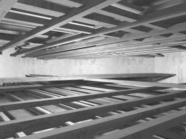 Soyut geometrik mimari arka plan beton doku ile