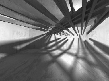 Soyut geometrik mimari arka plan beton doku ile