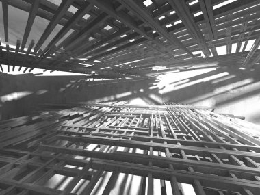 Soyut geometrik mimari arka plan beton doku ile