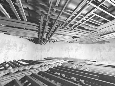 Soyut geometrik mimari arka plan beton doku ile